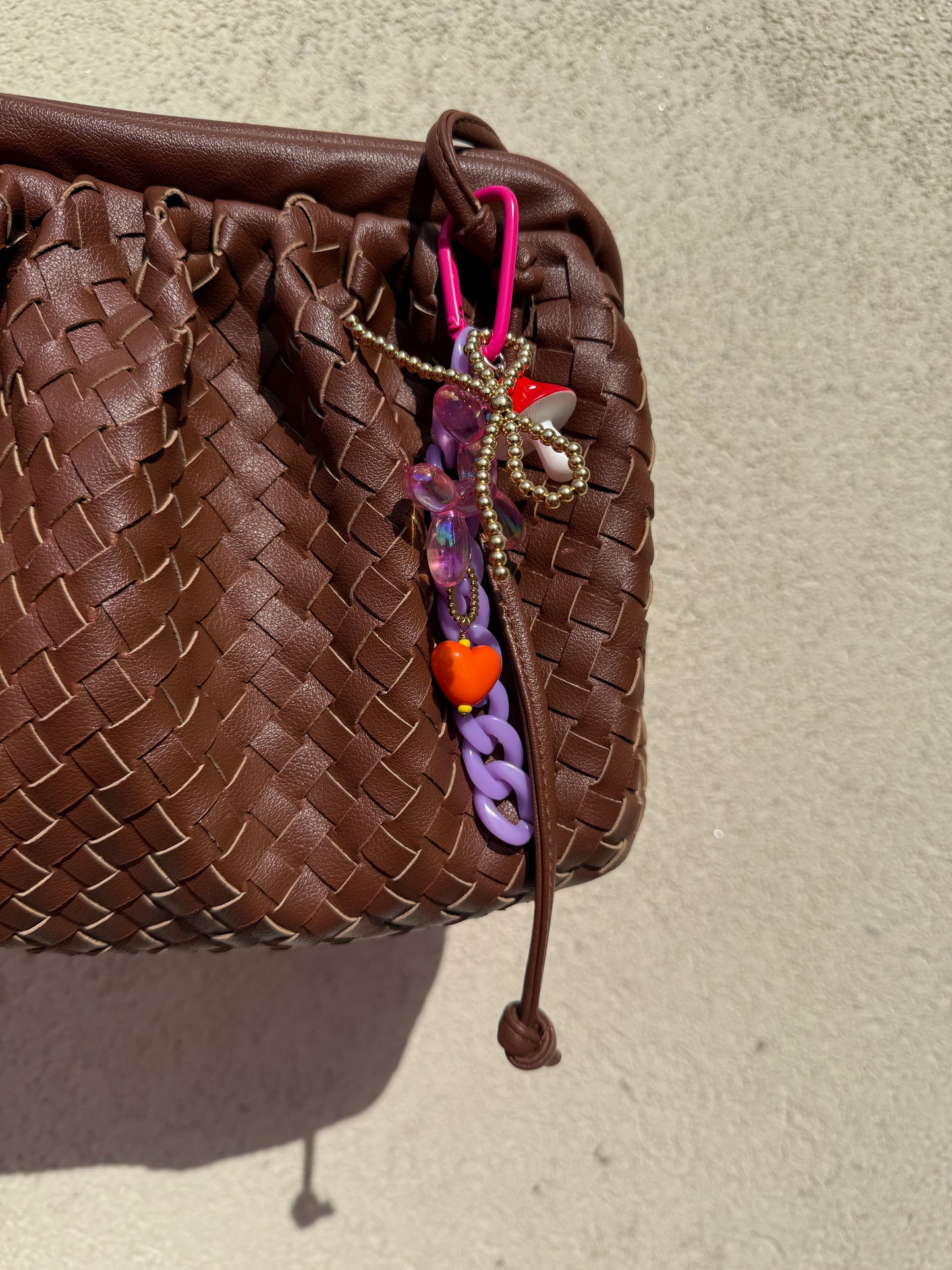 Bag charm neon