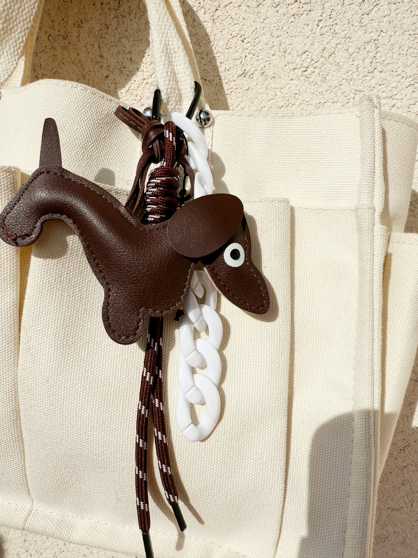 Bag charm dachshund