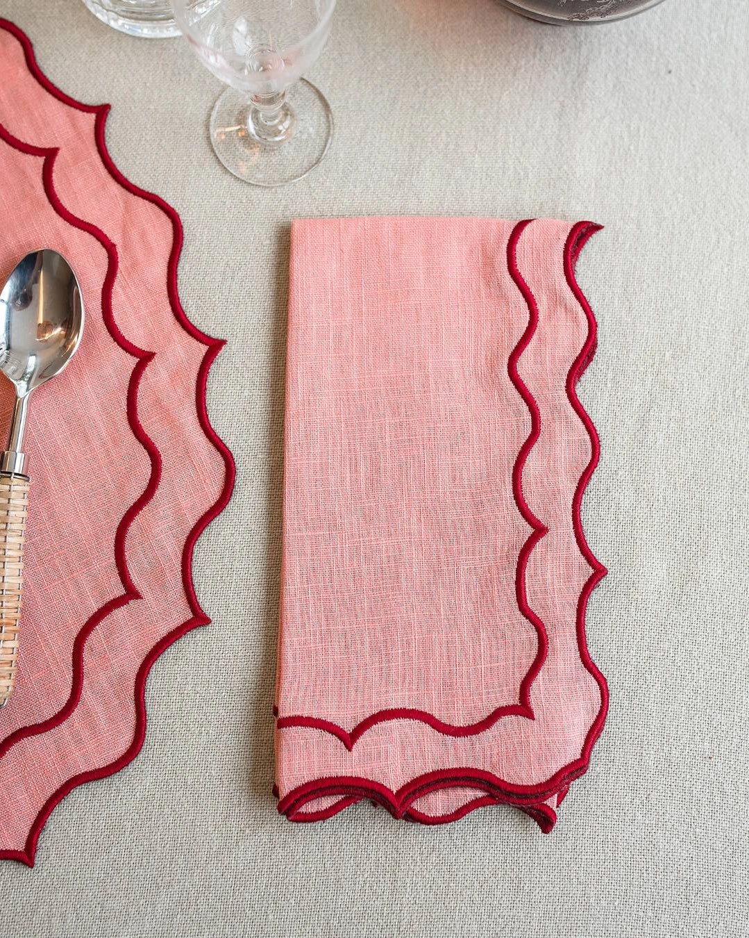 Placemat set Navy Guardanapo