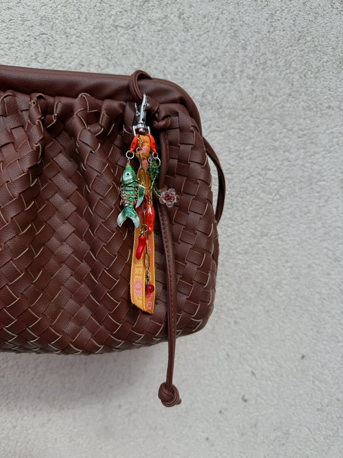 Bag charm fish