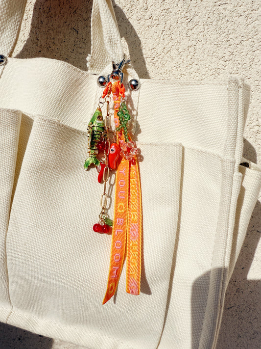 Bag charm fish