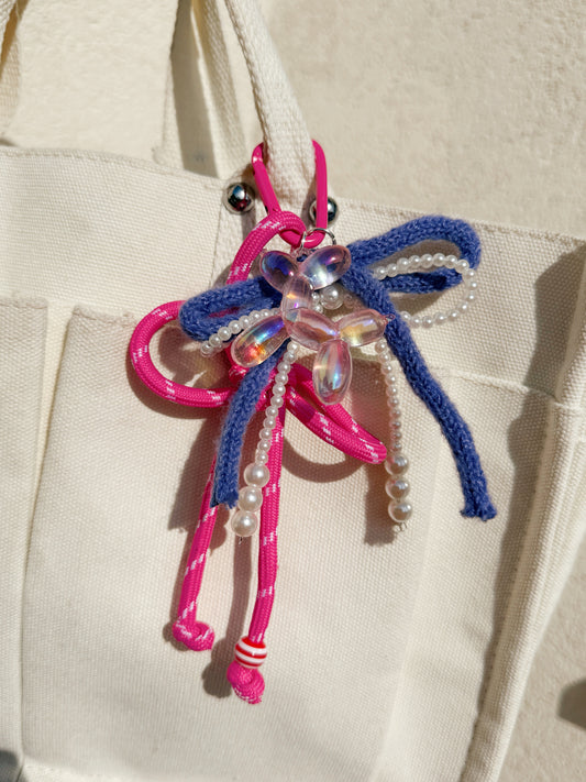 Bag charm bubblegum