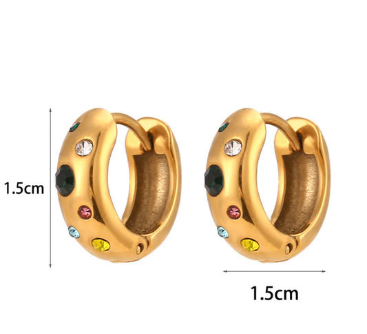 Oorbellen set rainbow