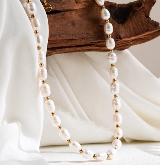 Ketting Pearl glow