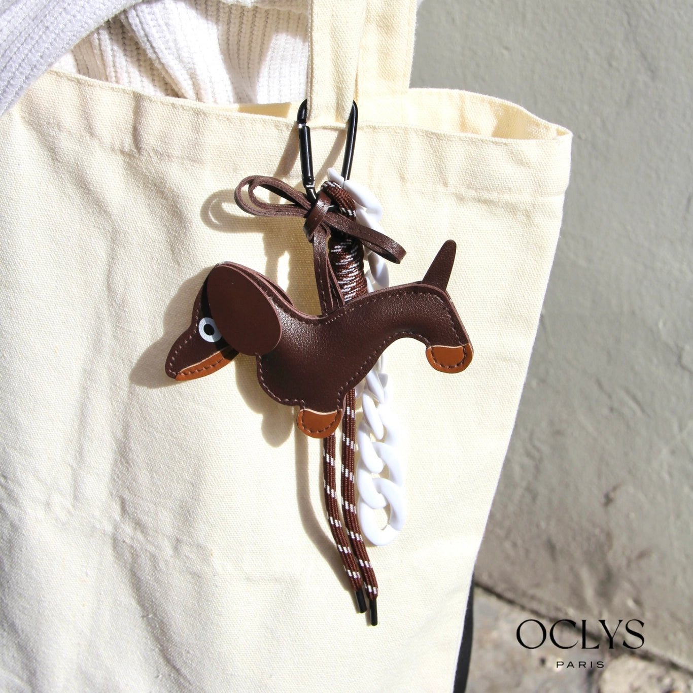 Bag charm dachshund