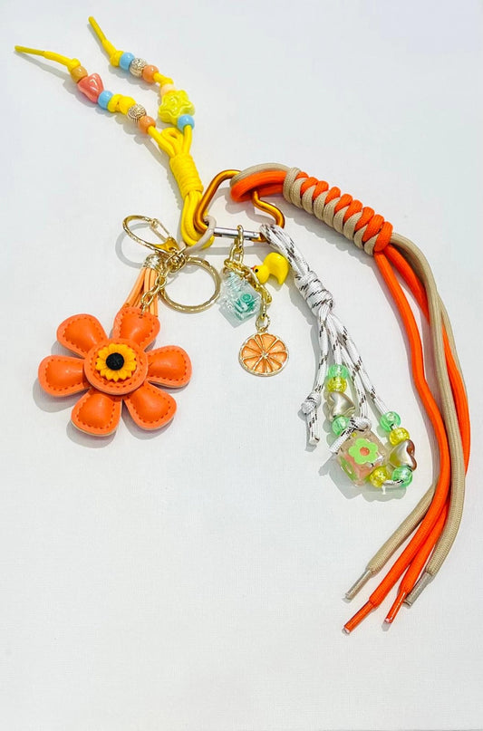 Bag charm flower
