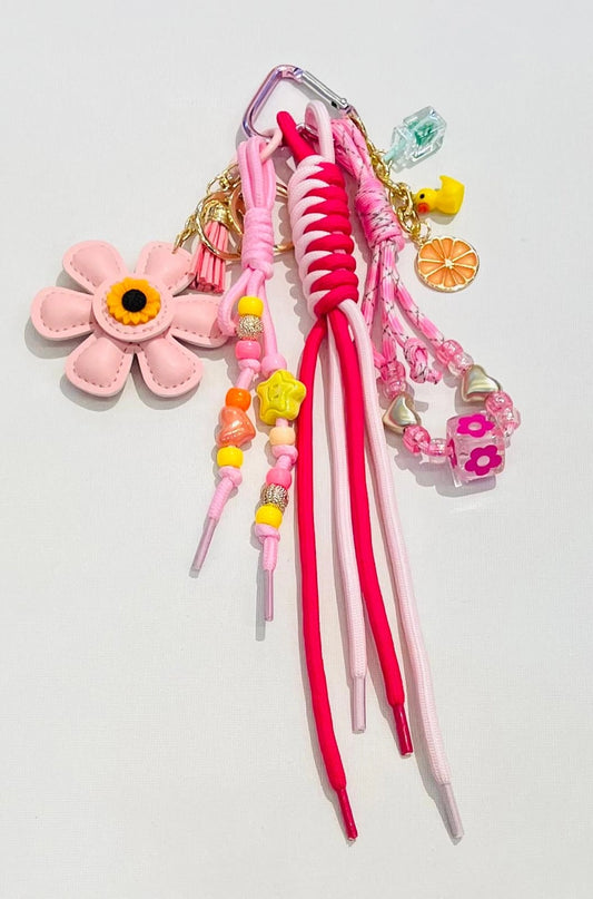 Bag charm flower