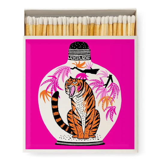 Charlotte Farmer Tiger | Square Matchbox