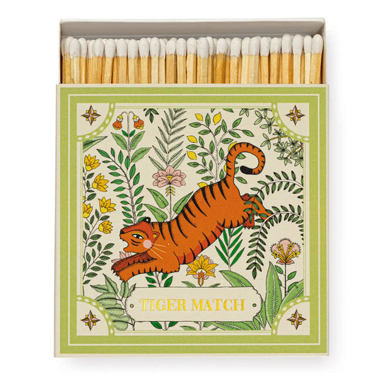 Ariane's Green Tiger  | Square Matchbox