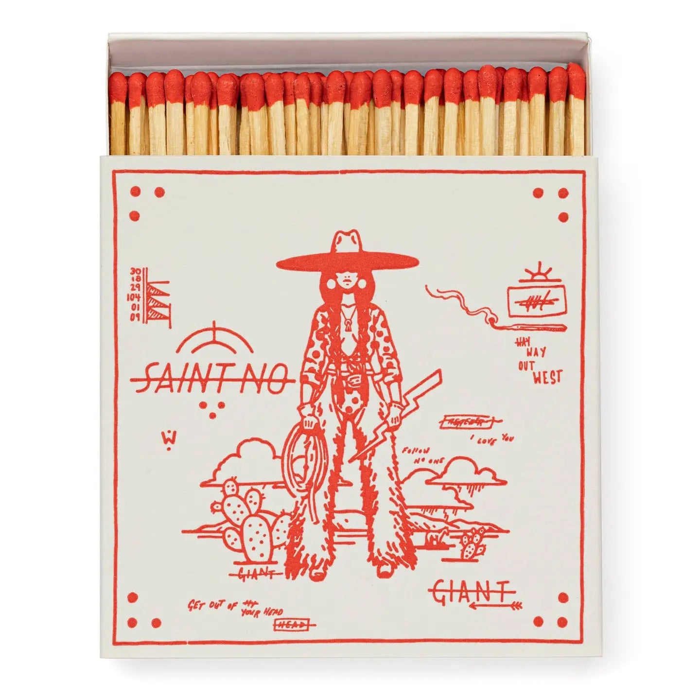Lightning Bolt | Square Matchbox