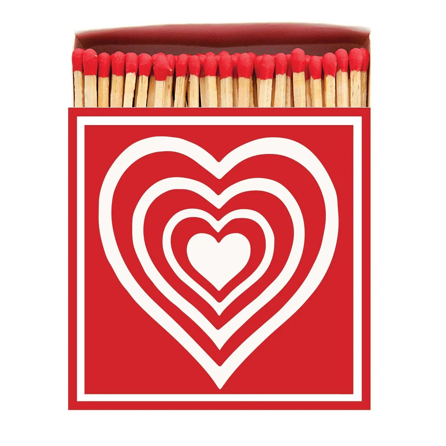 Concentric Heart | Square Matchbox