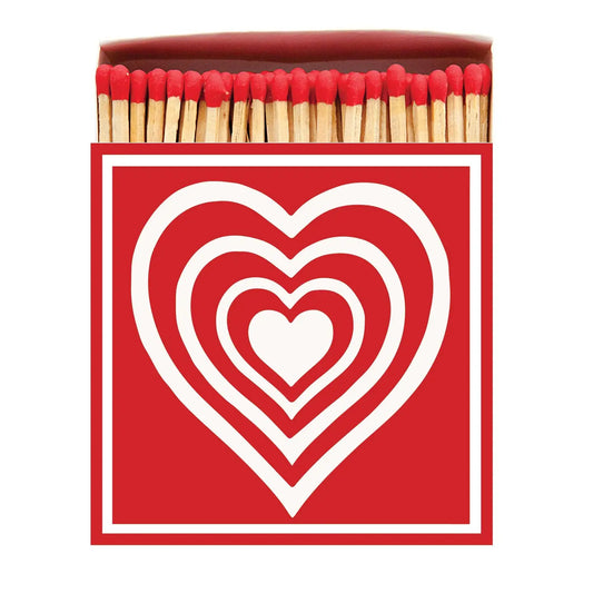 Concentric Heart | Square Matchbox