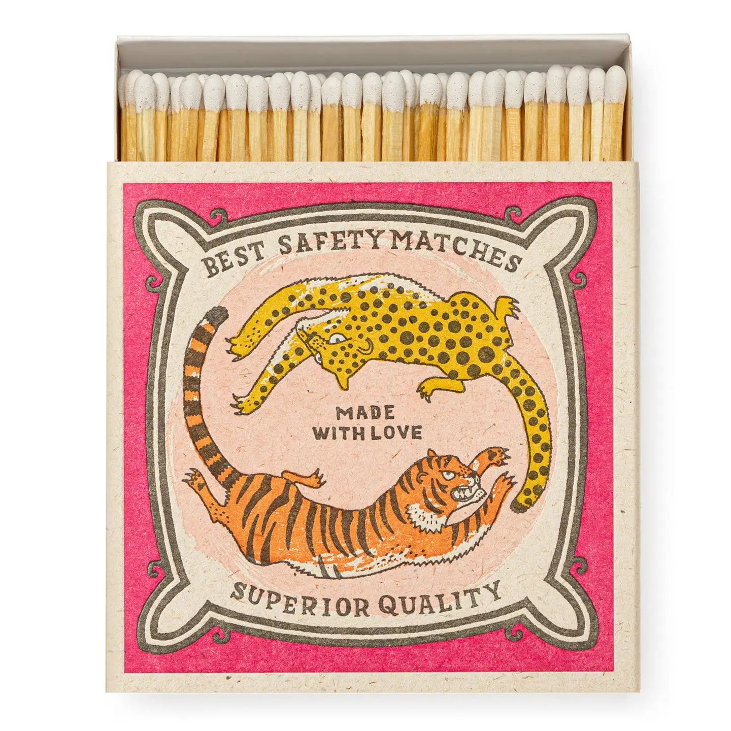 Chasing Big Cats | Square Matchbox