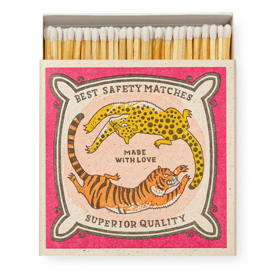 Chasing Big Cats | Square Matchbox