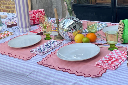 Placemat set Navy Guardanapo